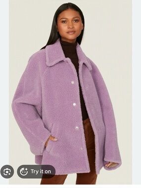 A.L.C. Lavender Teddy Jacket